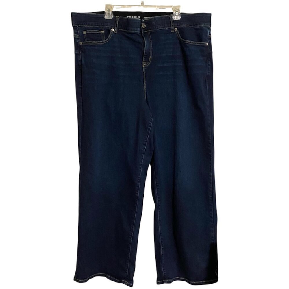 Torrid Bombshell Wide Leg Jeans Size 24T - Picture 3 of 15